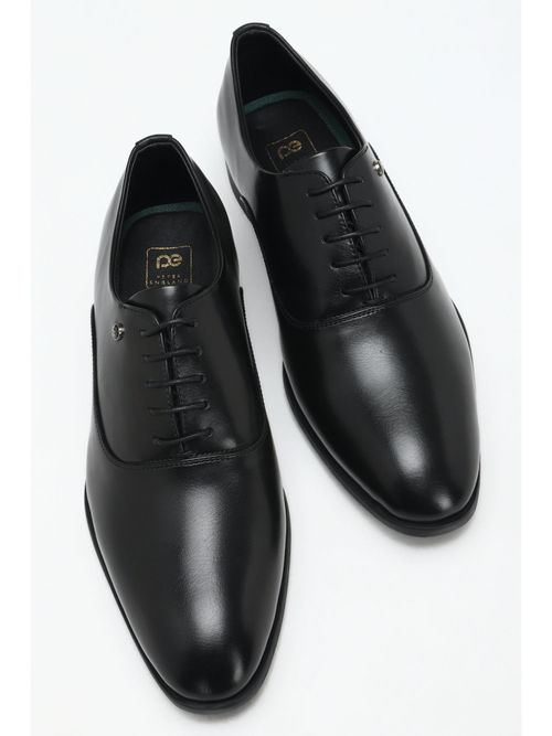 Buy Peter England Men Black Lace Up Shoes Online