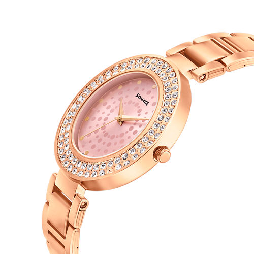 Buy Sonata Blush 87033wm03 Pink Dial Analog Watch For Women Online