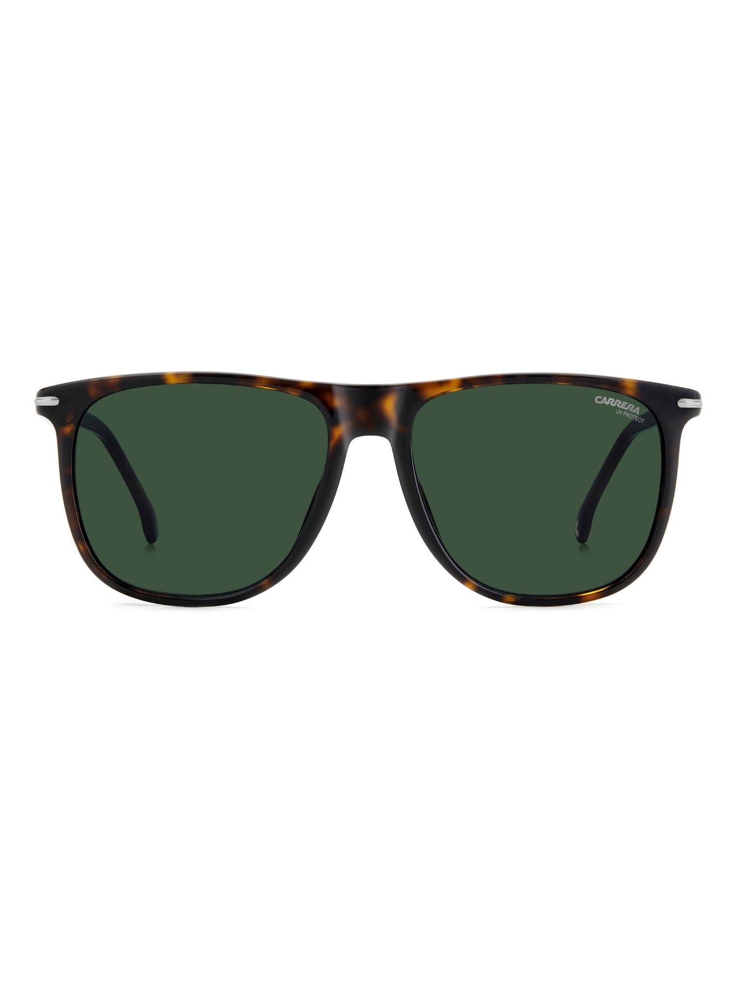 CARRERA Green Lens Wayfarer Havana Full-Rim UV Protection Sunglasses (57)