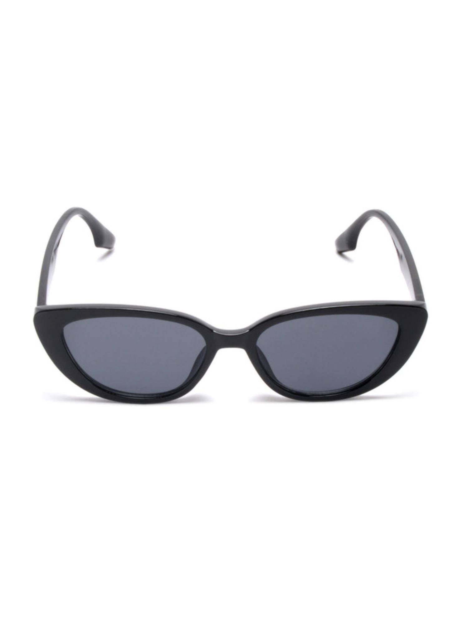 Mespee Black Cat Eye Full Plastic Stylish UV Protected Sunglasses (55)
