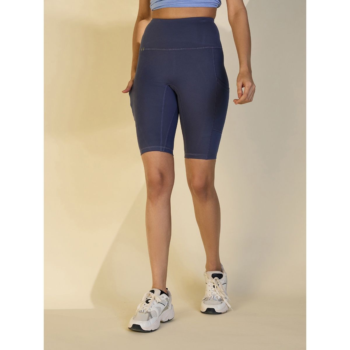 Plain Women Sky Blue Lycra Cycling Shorts, Small at Rs 65/piece in New Delhi