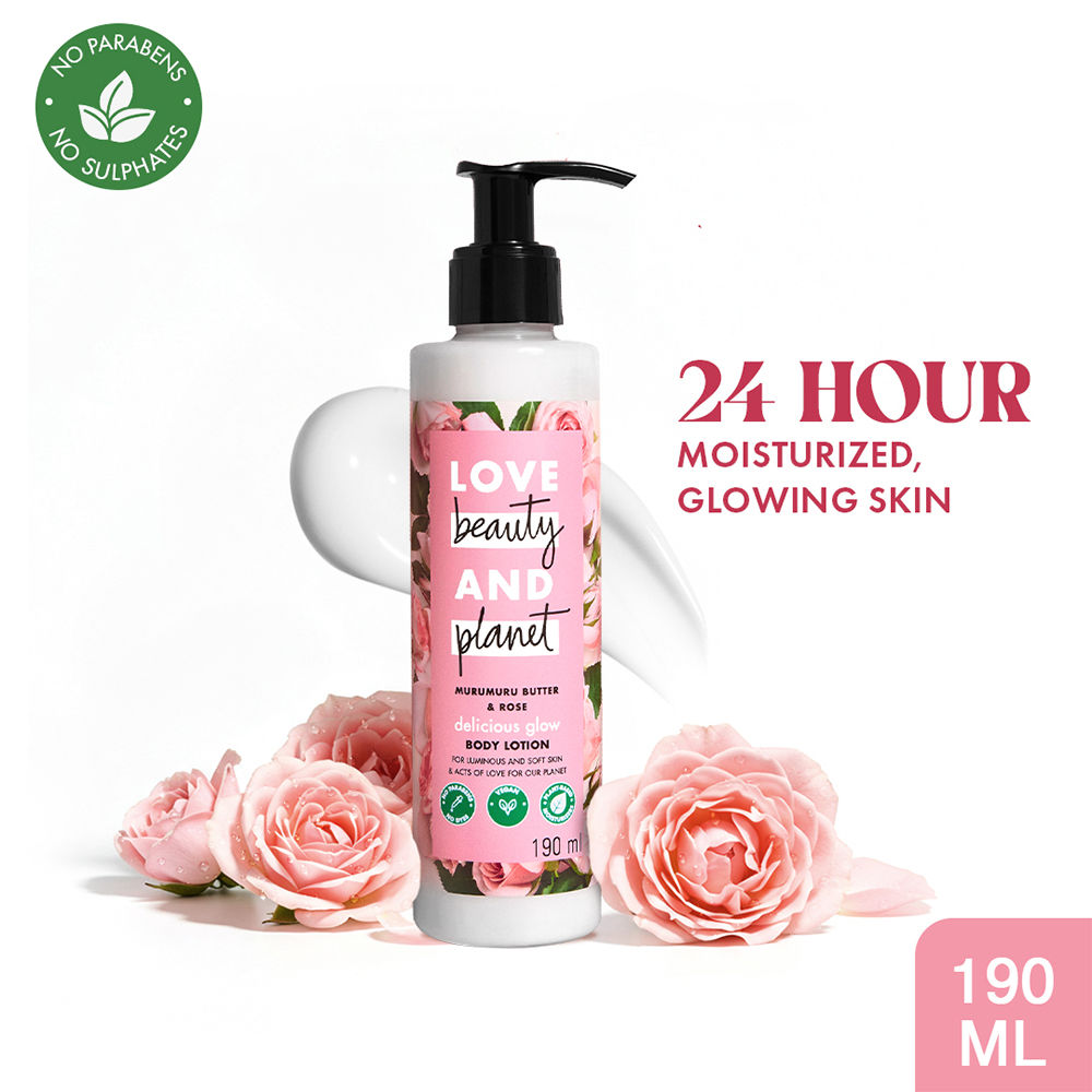 Love Beauty & Planet Murumuru Butter & Rose Moisturising Body Lotion