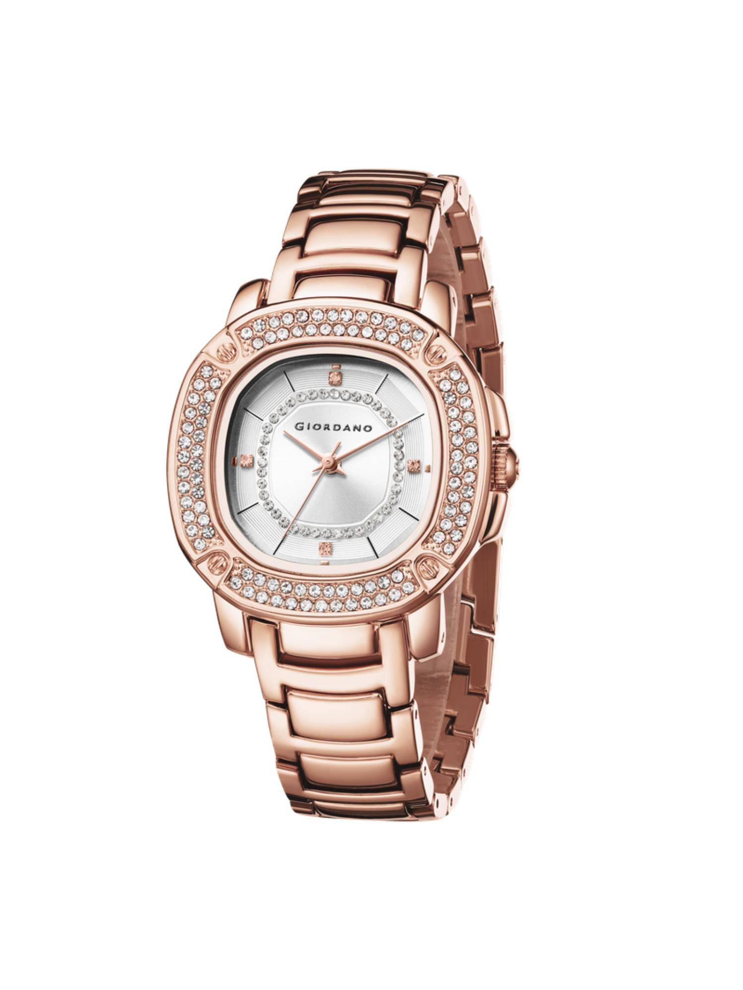 Giordano Analog dress Watch for Women - White (M)