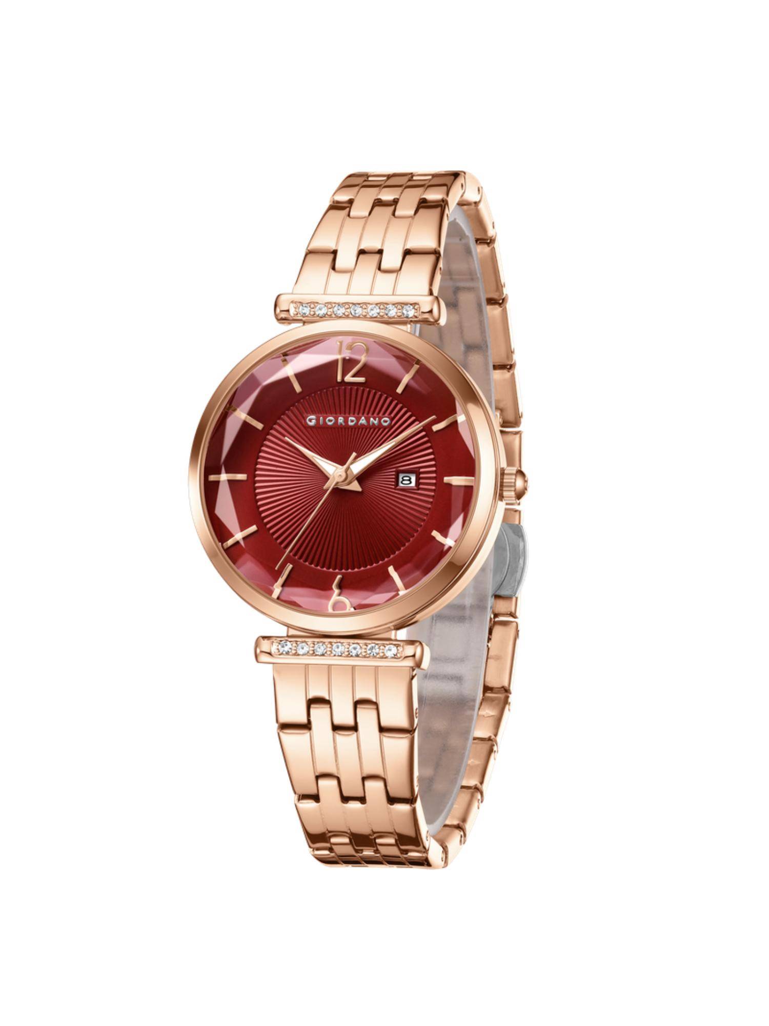 Giordano Exquisite Analog Watch for Women - Red (M)
