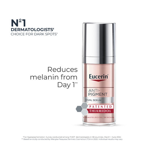 Eucerin Anti-Pigment Dual Serum With Thiamidol & Hyaluronic Acid , Reduces Dark Spots & Rejuvenates
