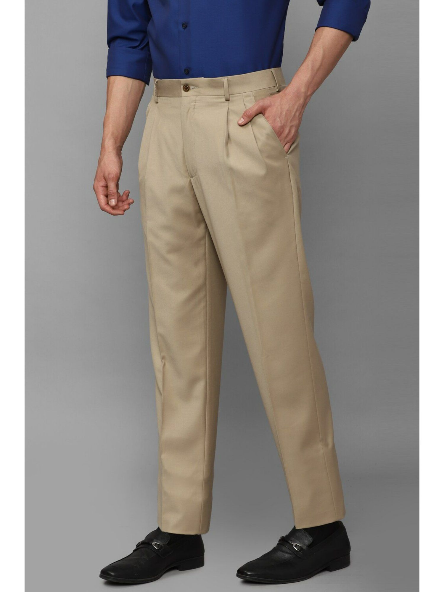 LOUIS PHILIPPE Regular Fit Men Beige Trousers  Buy LOUIS PHILIPPE Regular  Fit Men Beige Trousers Online at Best Prices in India  Flipkartcom