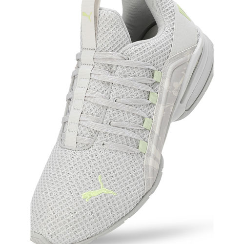Buy Puma Men Axelion Netherspace Grey Running Shoes Online - Main Image