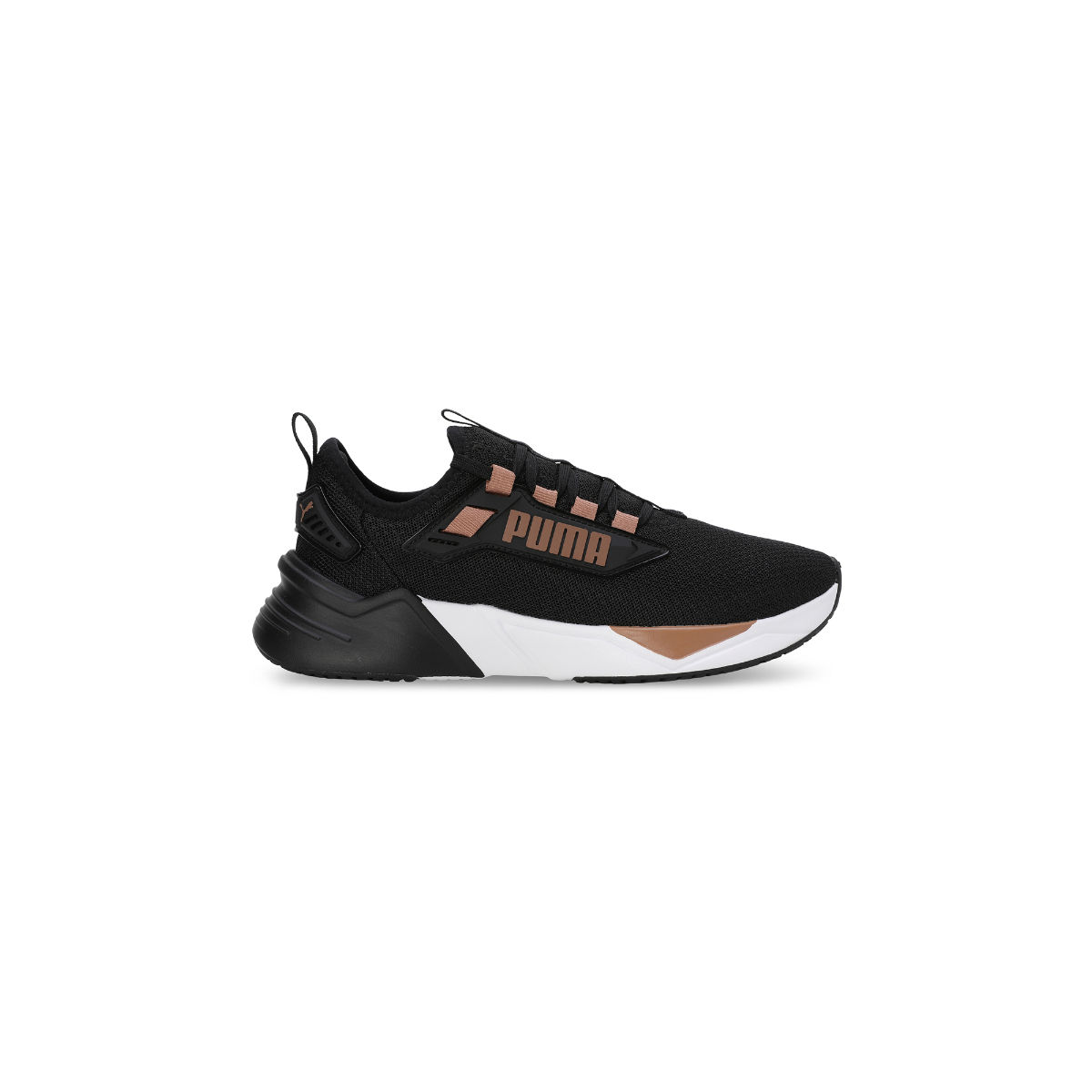 Puma Trainers Puma Retaliate Black And White Puma Women Retaliate Black  Running Shoes (UK 3)