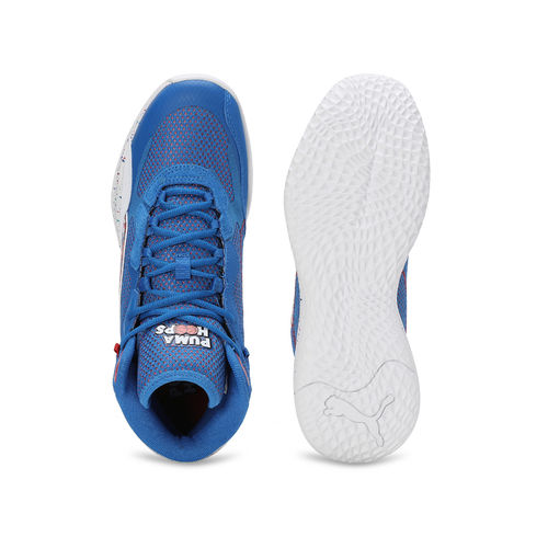 Puma Unisex Playmaker Pro Mid Dylan Blue Basketball Shoes