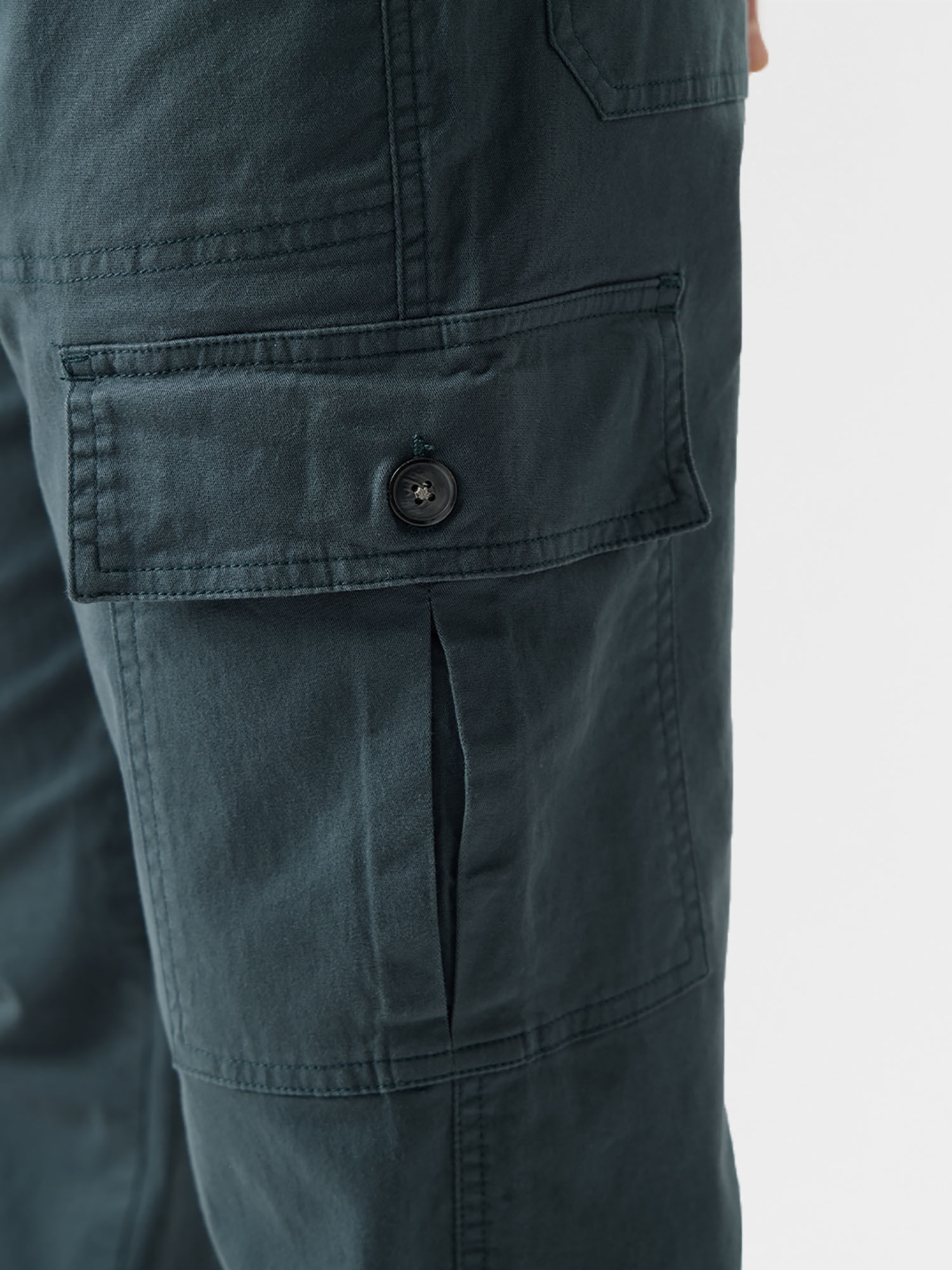 Buy The Souled Store Original Solids Dark Slate Men Cargo Pants Online