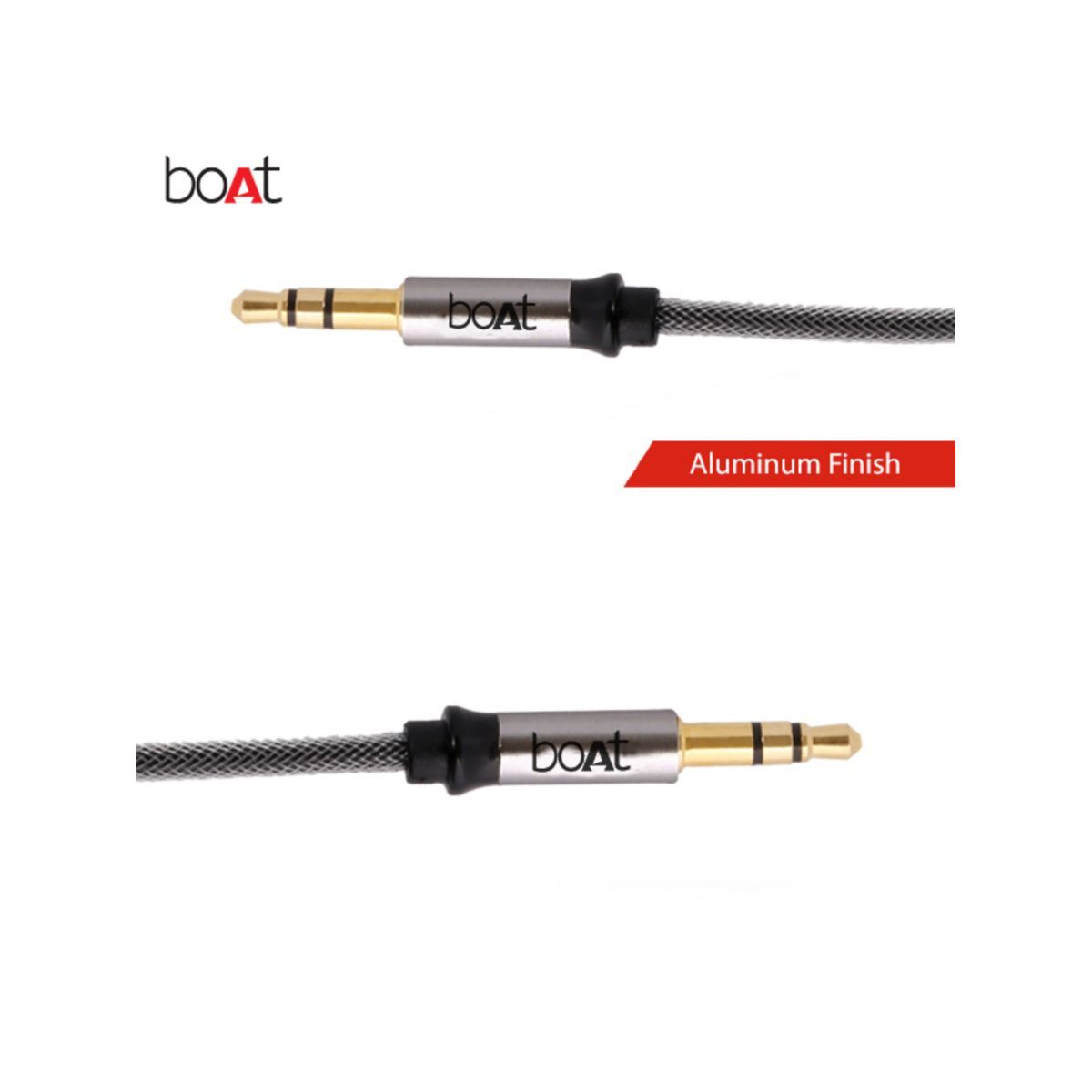boAt AUX 500 N Indestructible Cable with Gold Plated Connector, 1.5 m