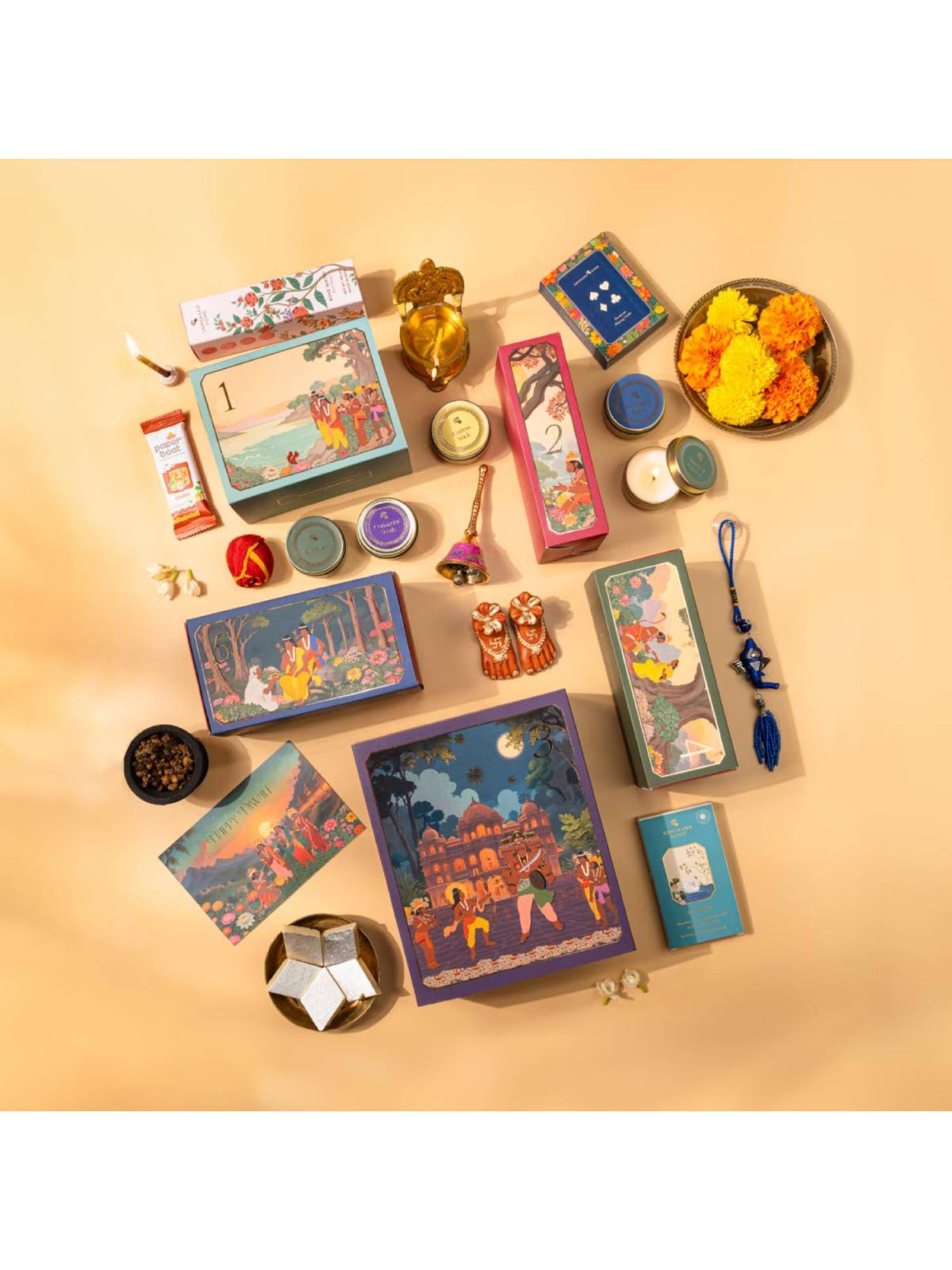 Samskara Home Multi-Color Indriyani 2.0 Diwali Gift Box