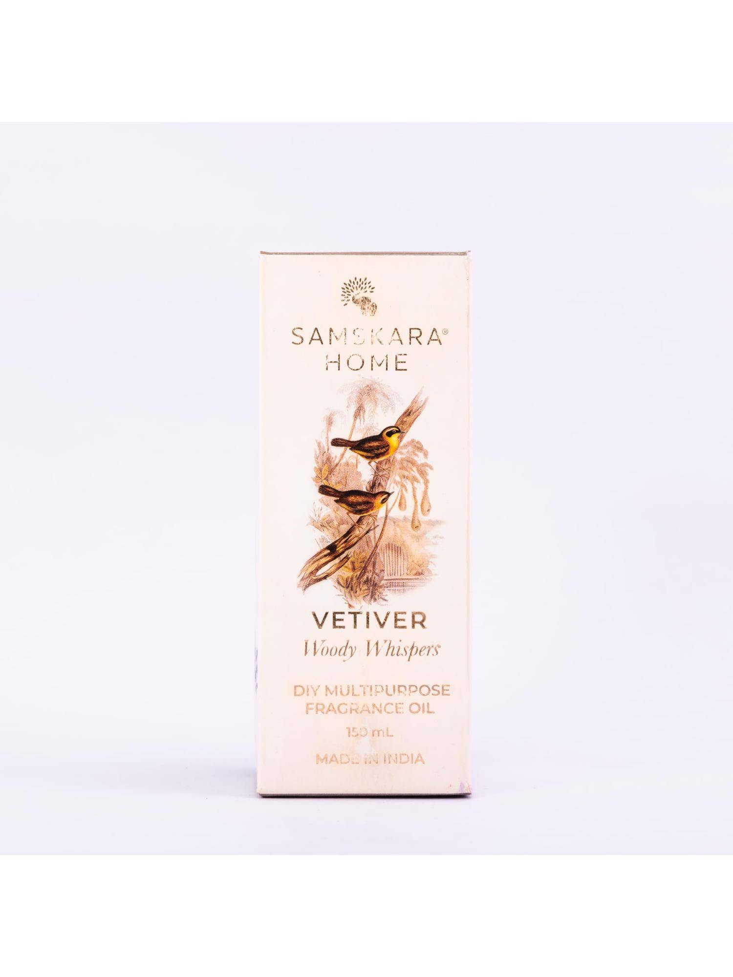 Samskara Home Vetiver Diy Multipurpose Fragrance Oil - Earthy And Soothing Scent