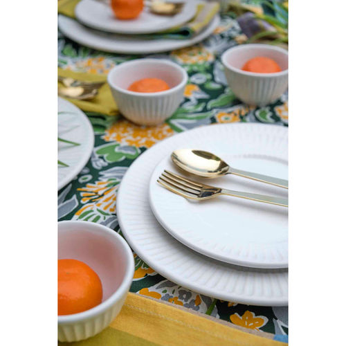 Freedom Tree Nilavu Moon Ceramic Dinner Plate (Set of 2)