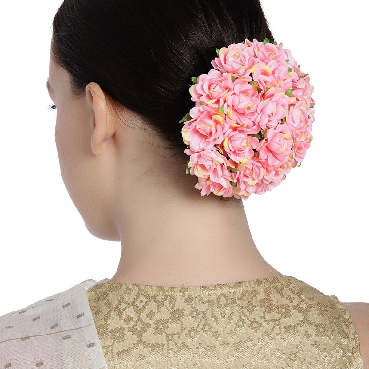 Add Vividness To Your Intimate Wedding With These Colorful Floral Buns   WedMeGood