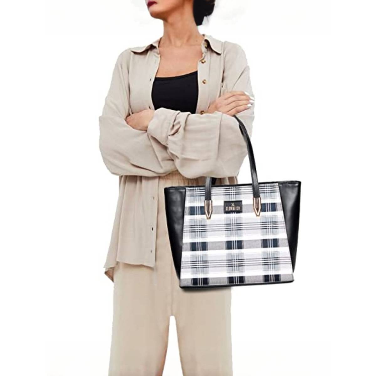 The Clownfish Alvis Shoulder Bag -White