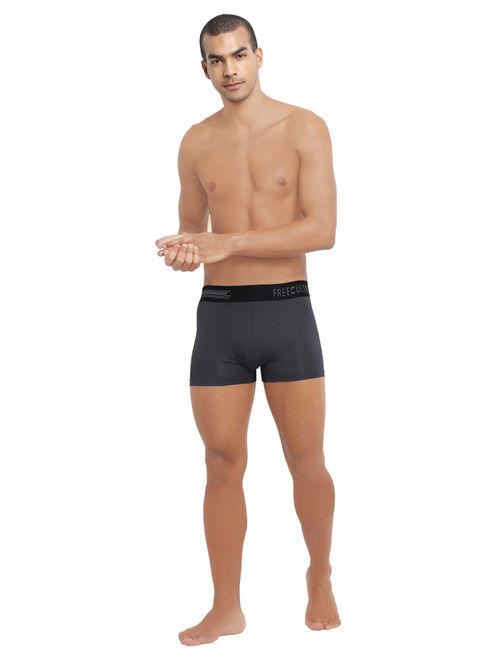 Buy FREECULTR Anti-Microbial Air-Soft Micromodal Underwear Brief Pack Of 1  - Grey (XL) Online