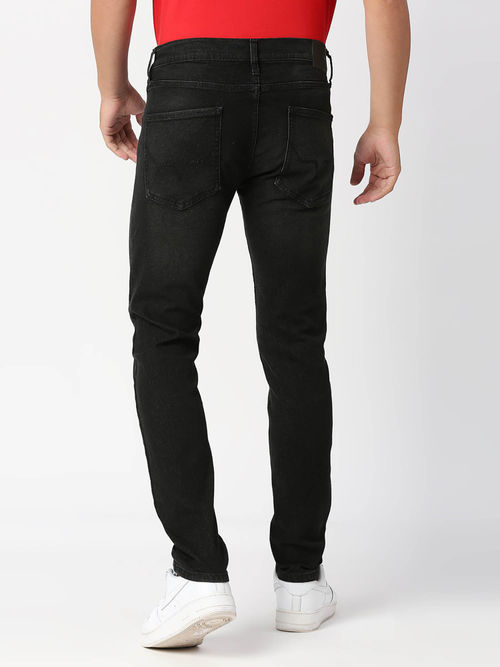 Pepe Jeans Men Vapour Low Waist No Fade Black Jeans