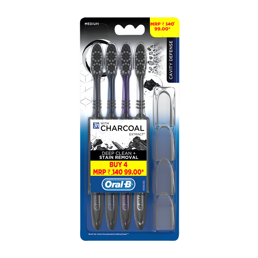oral b toothbrush charcoal
