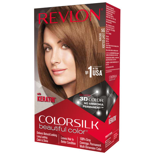 Revlon Colorsilk Hair Color Light Golden Brown 5G: Buy Revlon Colorsilk Hair  Color Light Golden Brown 5G Online at Best Price in India | Nykaa