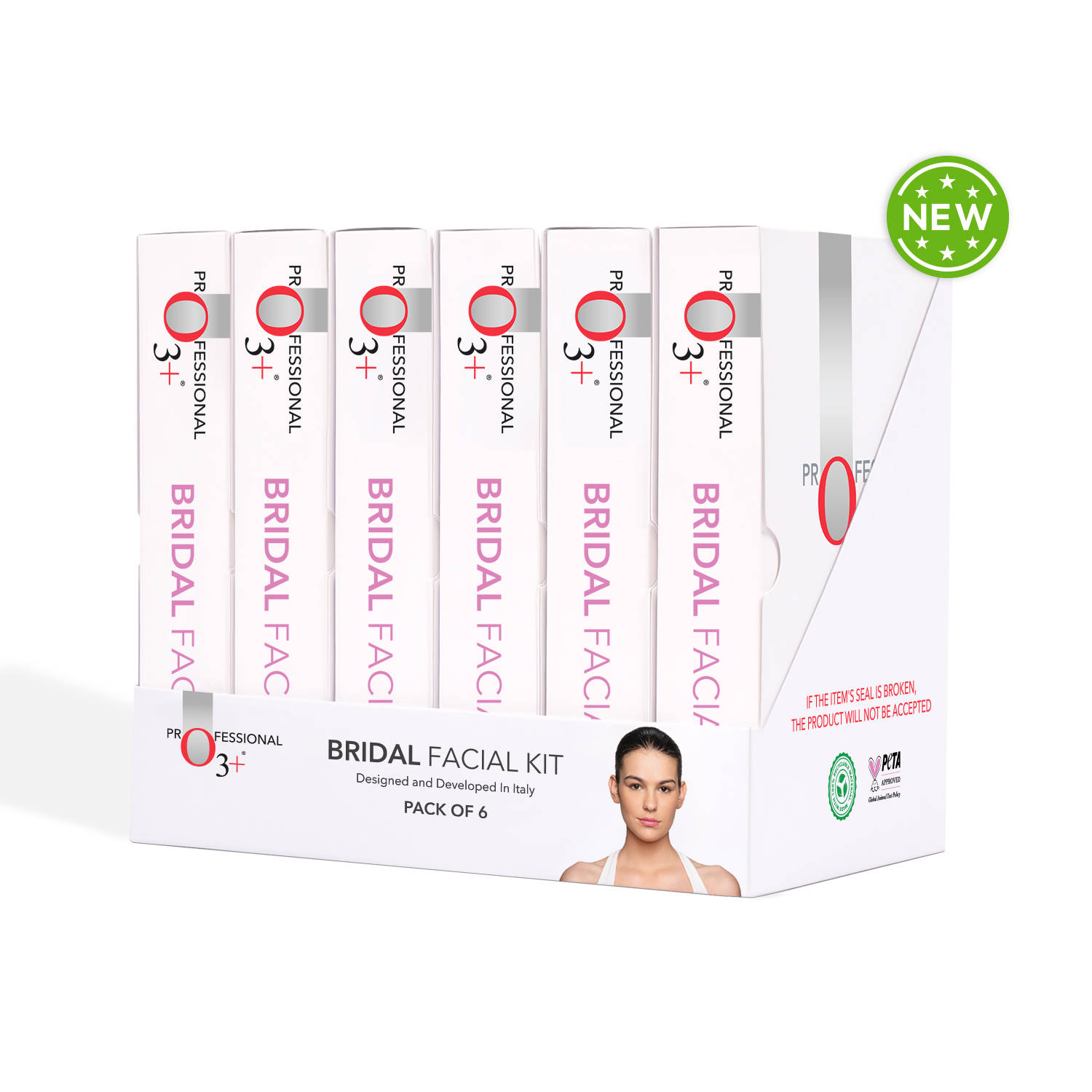 O3+ Bridal Facial Kit Radiant & Glowing Skin - Pack Of 6
