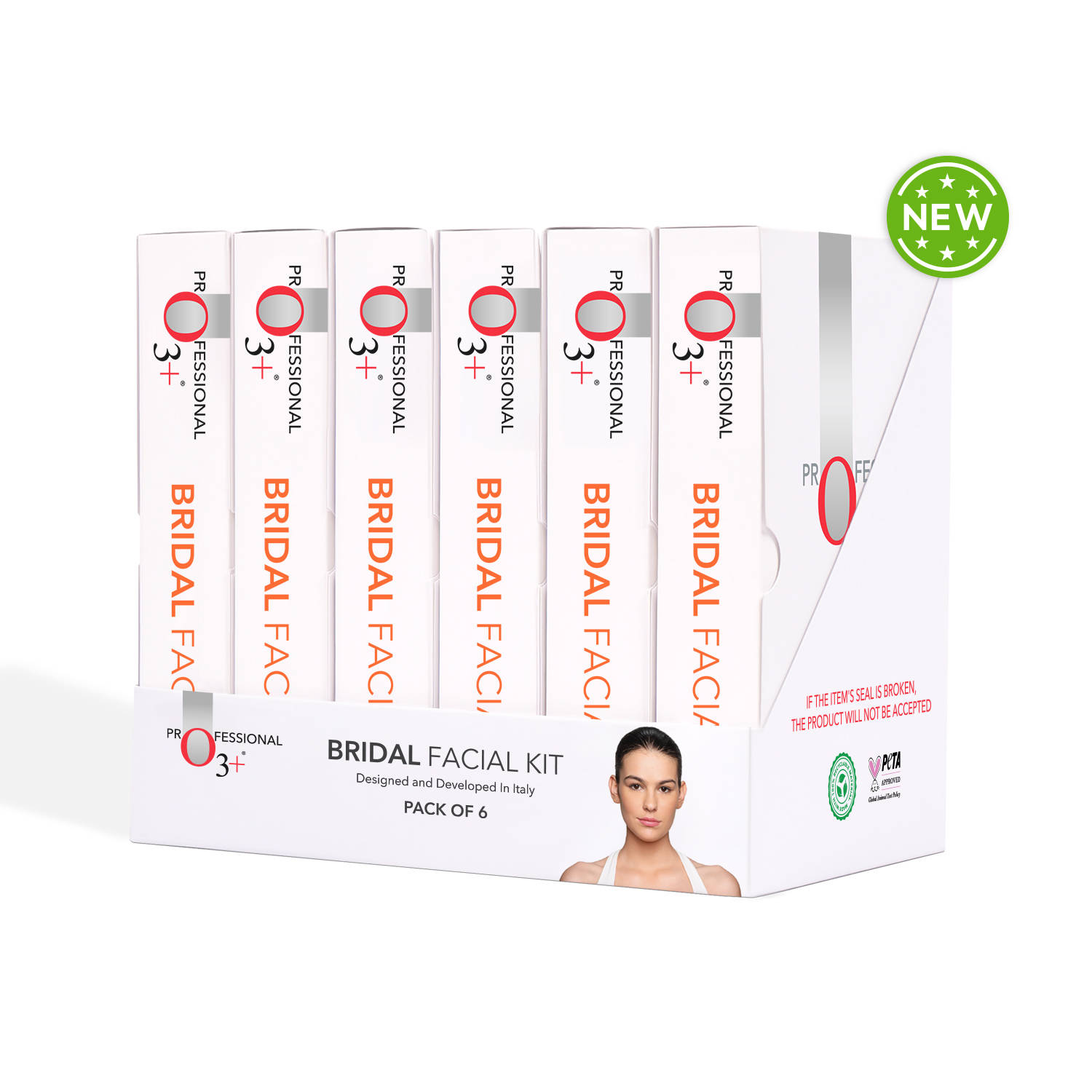 O3+ Bridal Facial Kit Vitamin C Glowing Skin - Pack Of 6