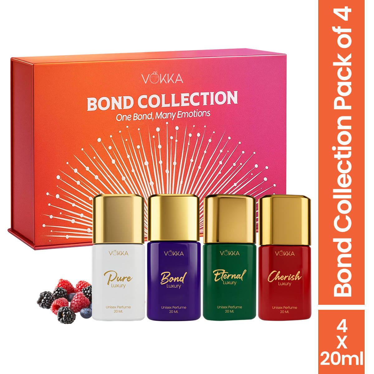 Vokka Bond Collection Luxury Long Lasting Perfume Gift Set