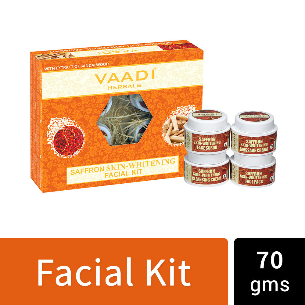 Vaadi Herbals Saffron Skin Whitening Facial Kit