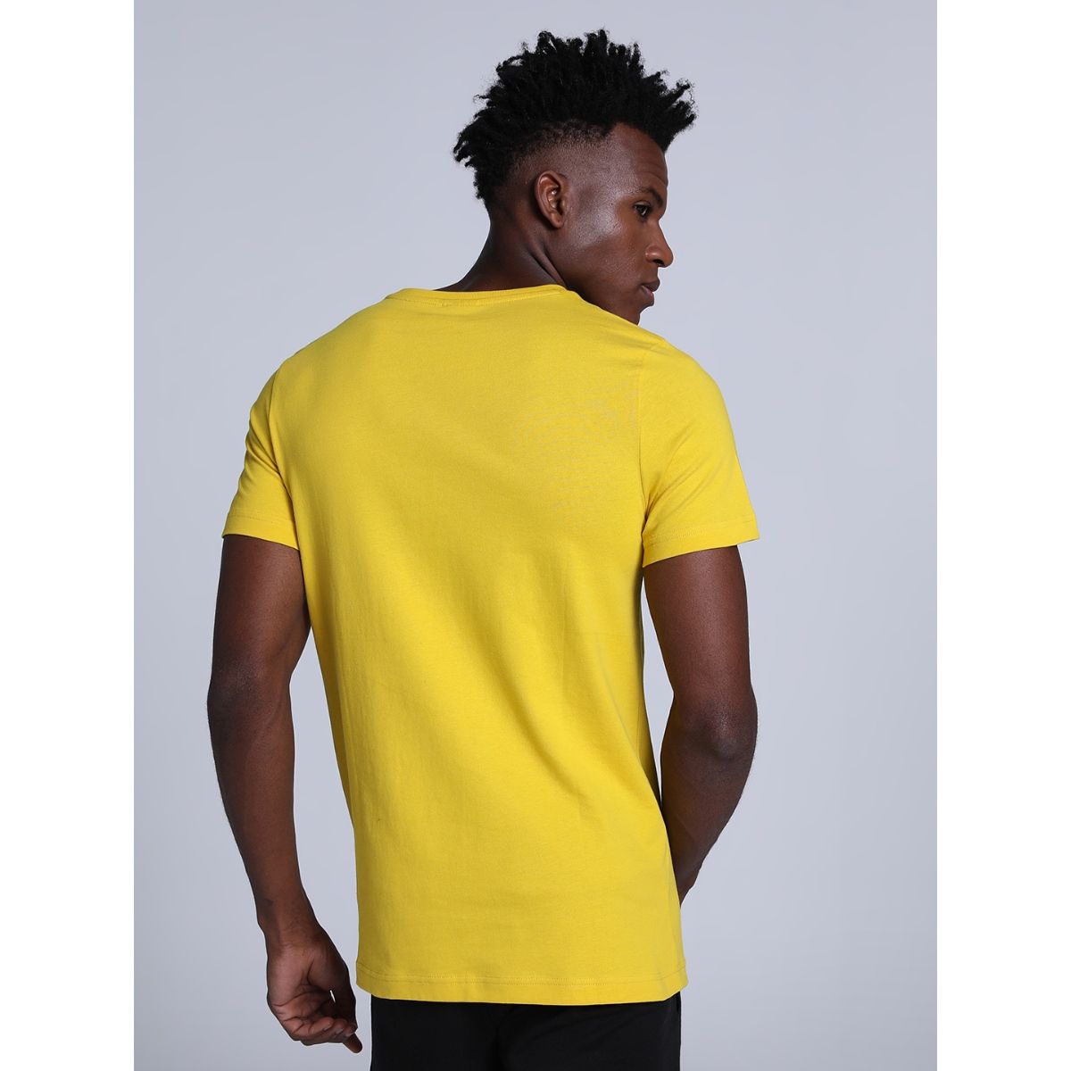 Puma one8 shop yellow t shirt