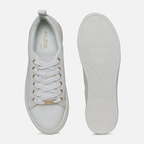 Buy Aldo Dilathielle Solid White Sneakers Online