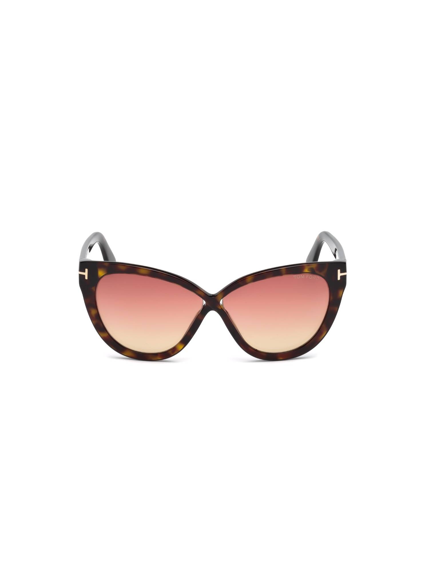 Tom Ford FT0511 59 52B Pink Printed Acetate Cat Eye Sunglasses (59)