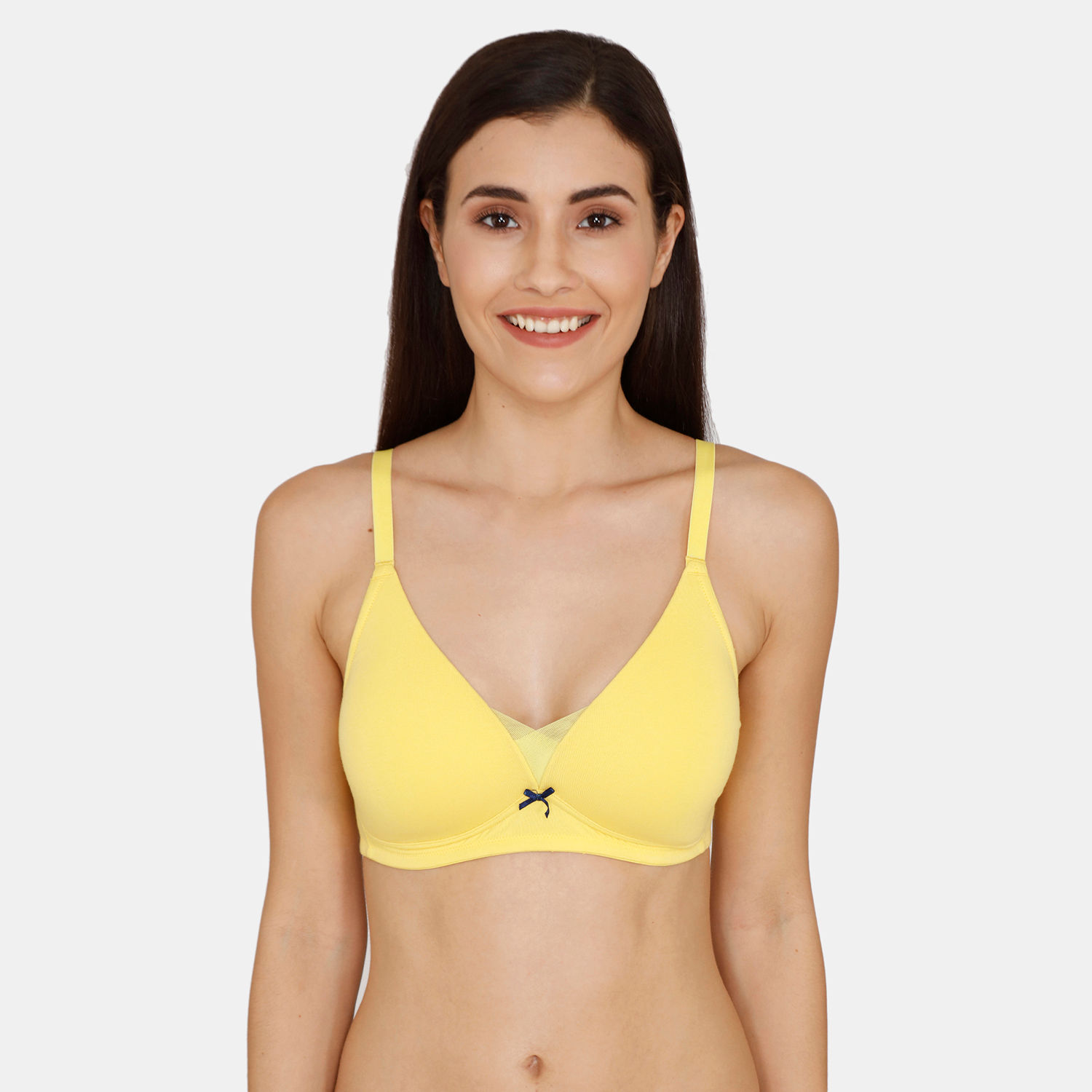 Buy Zivame Modern Grounds Push-Up Regular Wired Medium Coverage Bra -  Yellow online