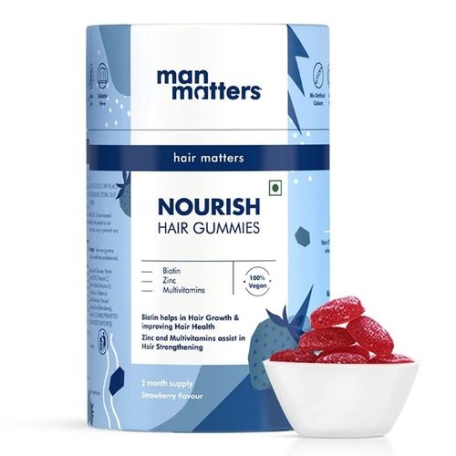 Man Matters Biotin Hair Gummies For Men - Strawberry Flavour: Buy Man  Matters Biotin Hair Gummies For Men - Strawberry Flavour Online at Best  Price in India | Nykaa