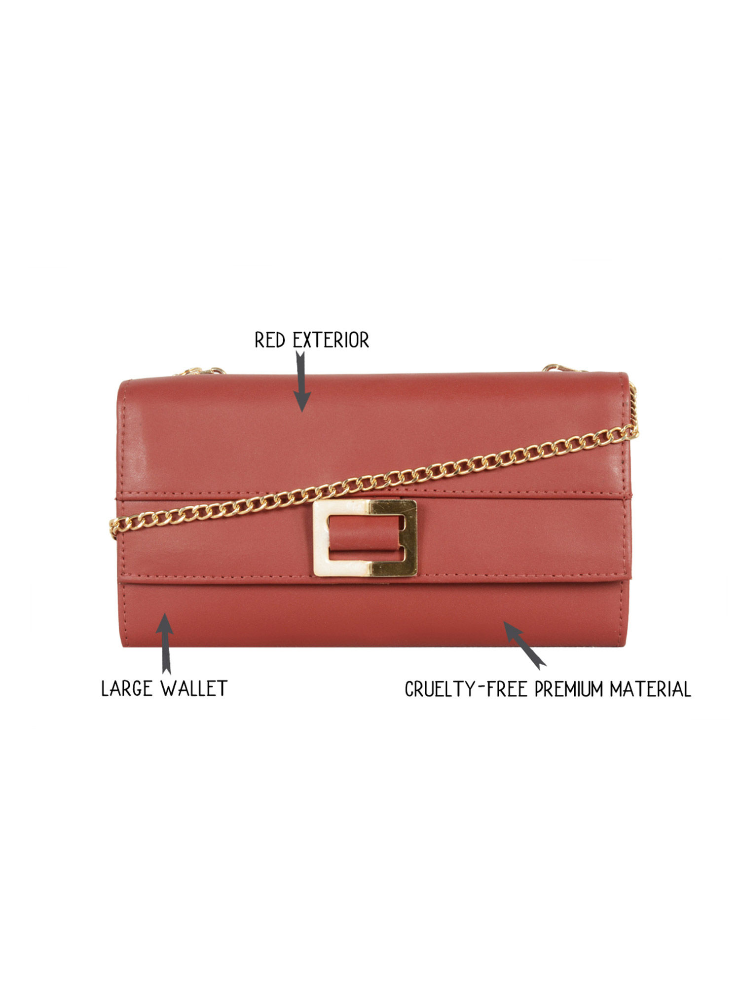 Baggit best sale red wallet