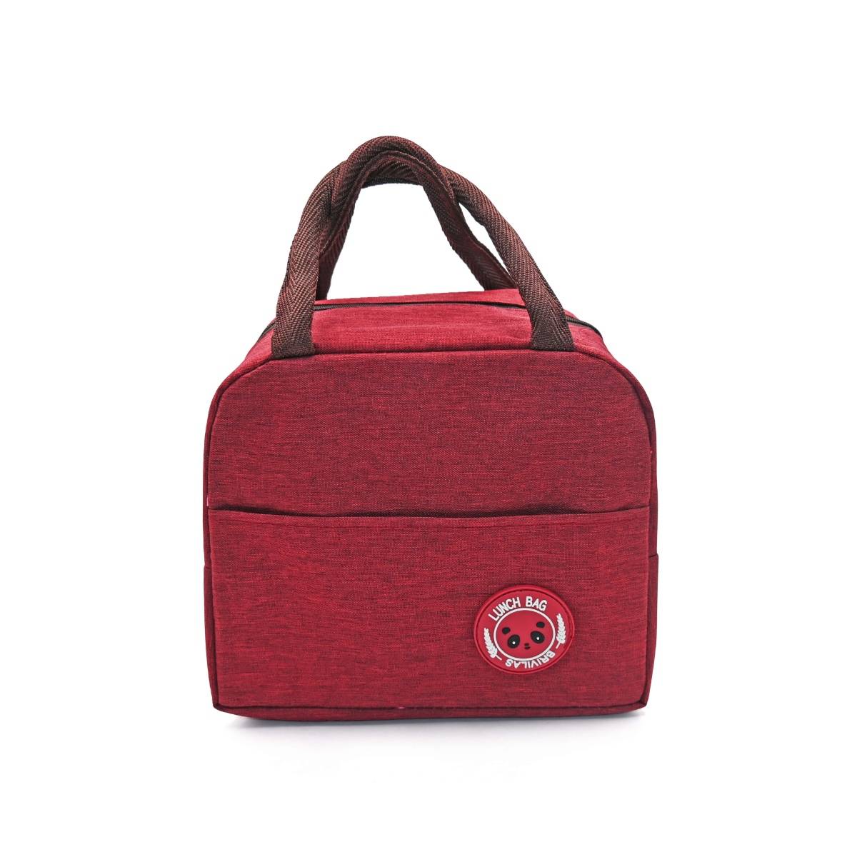 Awestuffs Maroon Insulated Travel Food Storage Bag