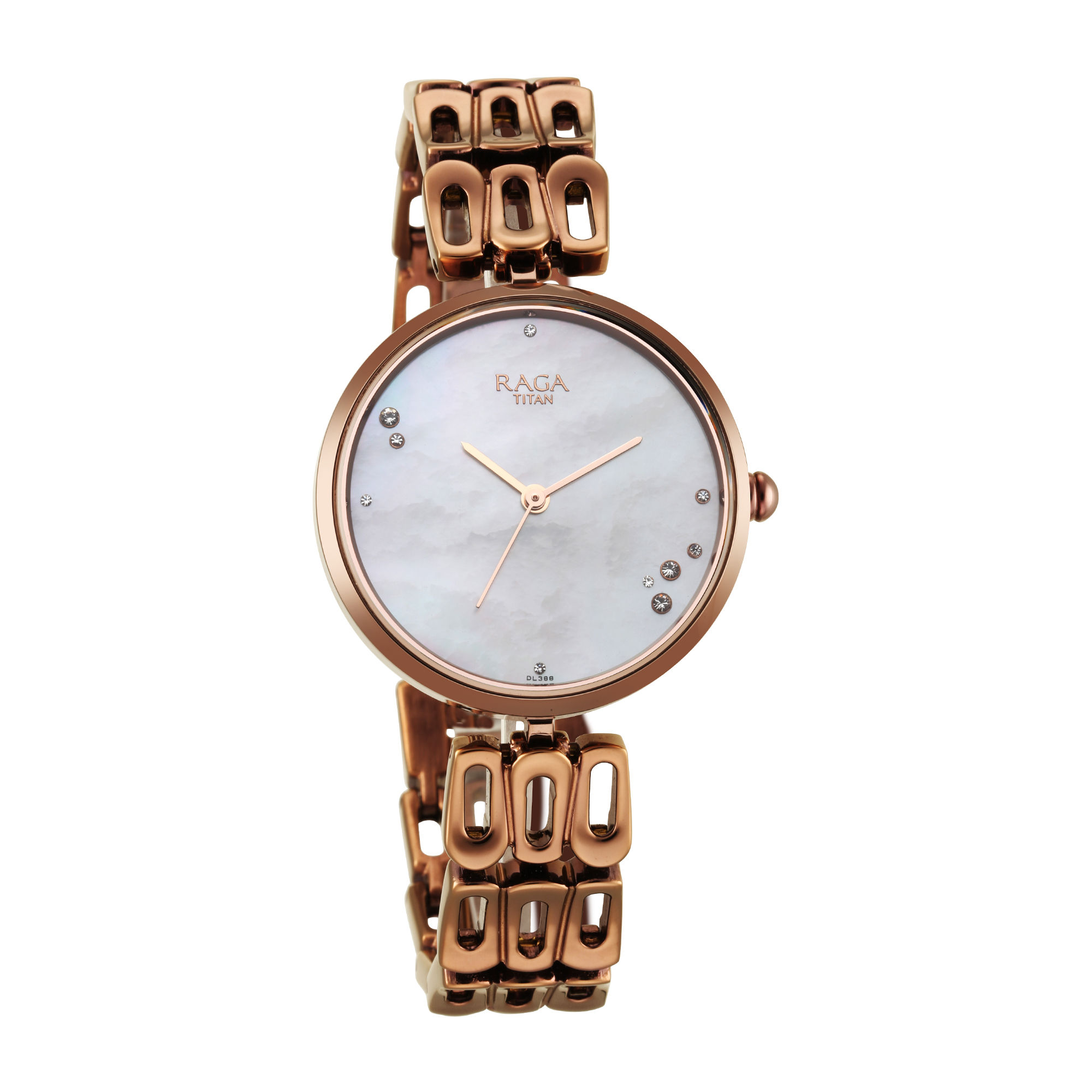 Titan Raga Chic Analog Mother of Pearl Dial Watch for Women 2659QM01