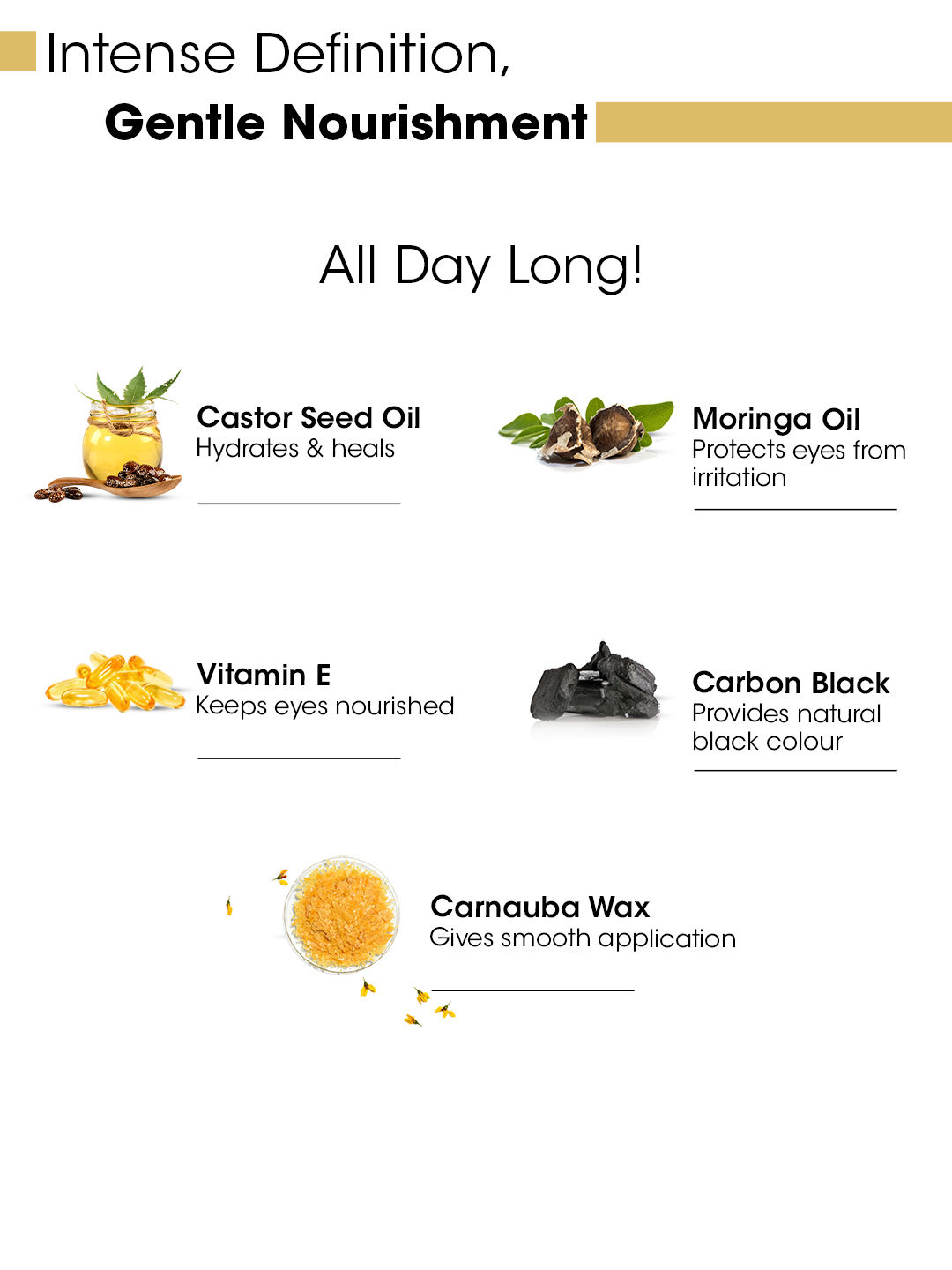 TAC The Ayurveda Co. BeautifEye Ayurvedic Kajal Black Buy TAC The