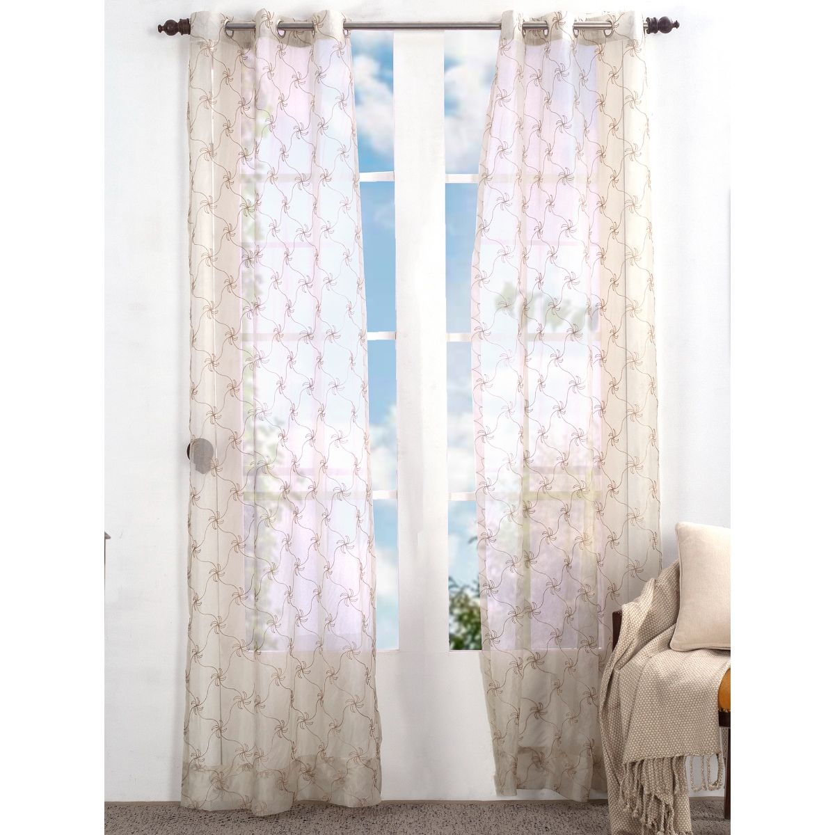 Maspar Deco Velvet Viscose & Cotton Solid Blossom Pink Door Curtain Set of 2 (Pink) At Nykaa, Best Beauty Products Online