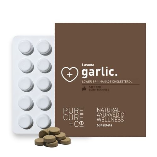Pure Cure Co Garlic Tablets Buy Pure Cure Co Garlic Tablets Online At Best Price In India Nykaa