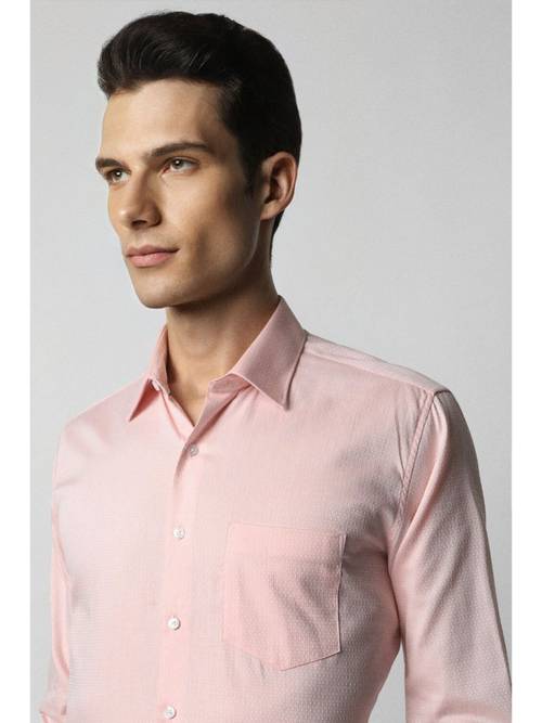 pink dress shirt with grey pants Maxwell In Solid Light Pink Twill Shirt, 34/35 pink and gray outfit ideas