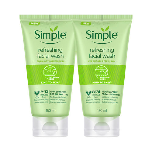 Simple Refreshing Facial Wash Combo