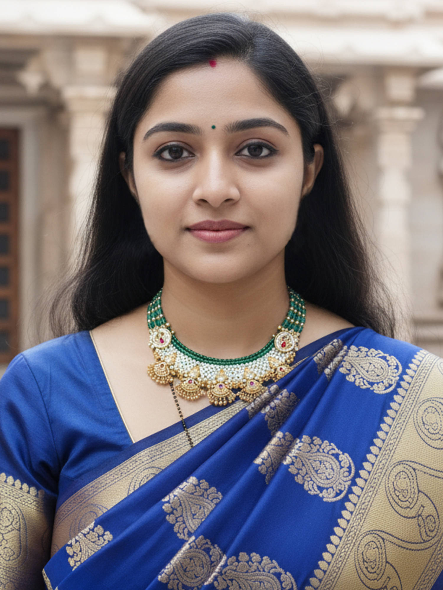 Treemoda Multi-Color Brass Pearl Jewellery Set