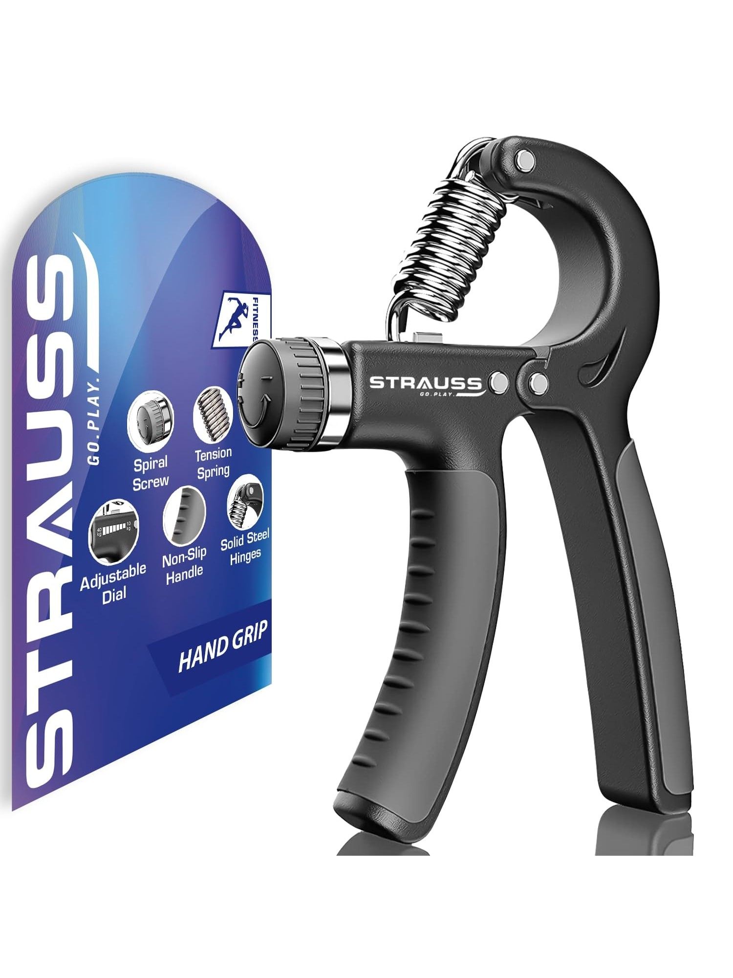 Strauss adjustable hand grip strengthener sale