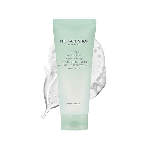 The Face Shop Tea Tree Gel Cleanser - Korean Face Wash