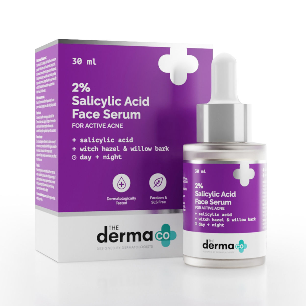 The Derma Co. 2% Salicylic Acid Face Serum For Active Acne