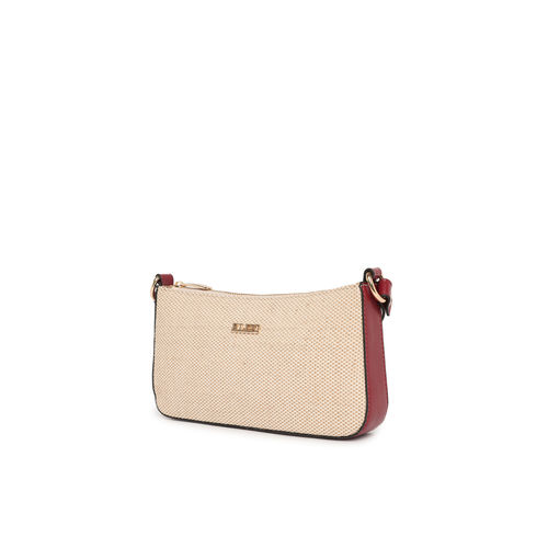 Buy KLEIO Jute Canvas Sleek Short Strap Shoulder Side Sling Bag