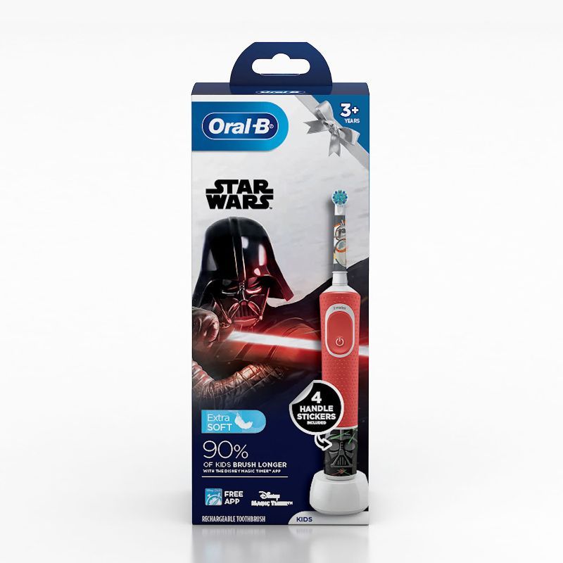 Oral-B Kids Electric Rechargeable Toothbrush Featuring Star Wars Characters