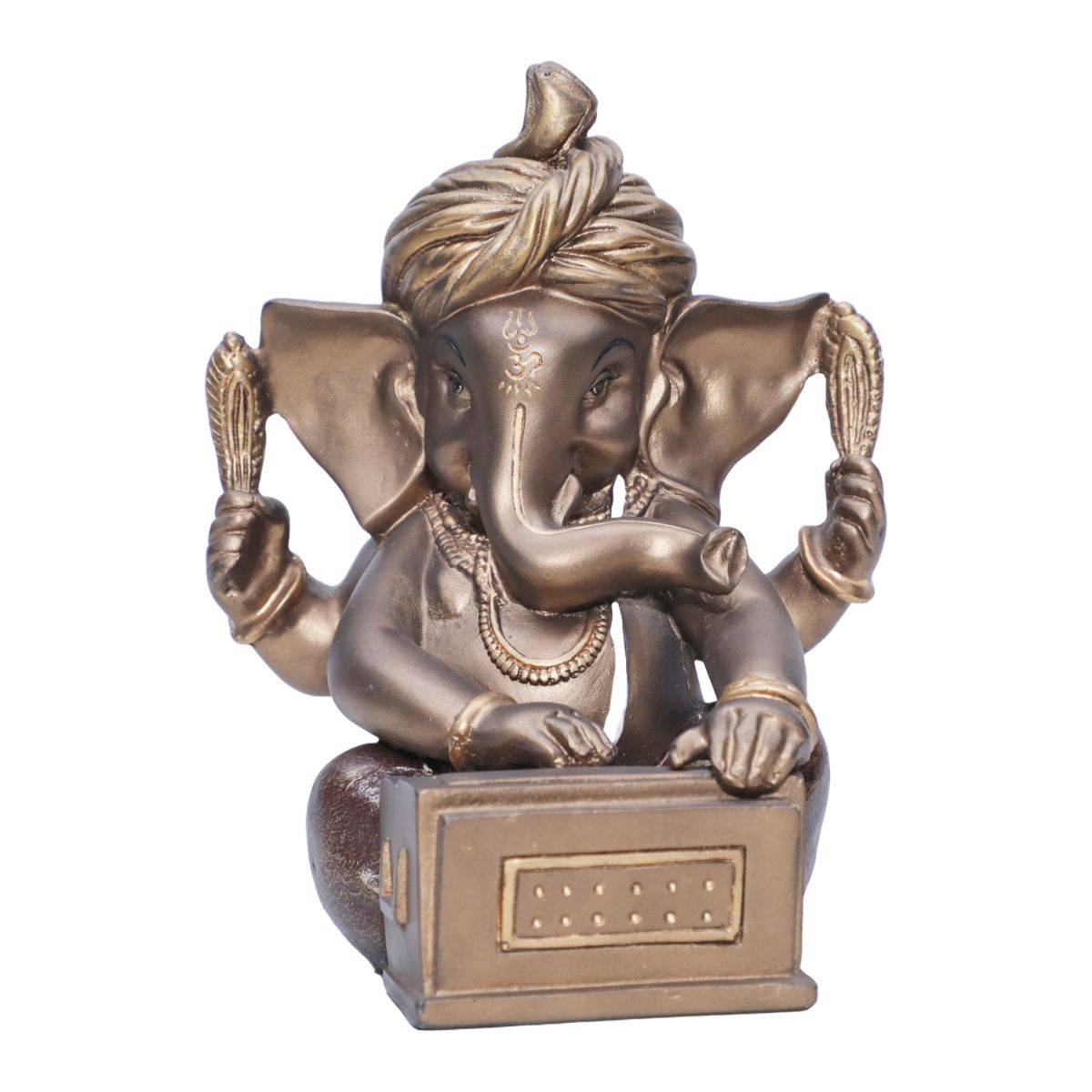Ashnam Pagadi Harmonium Music Ganesha Bronze