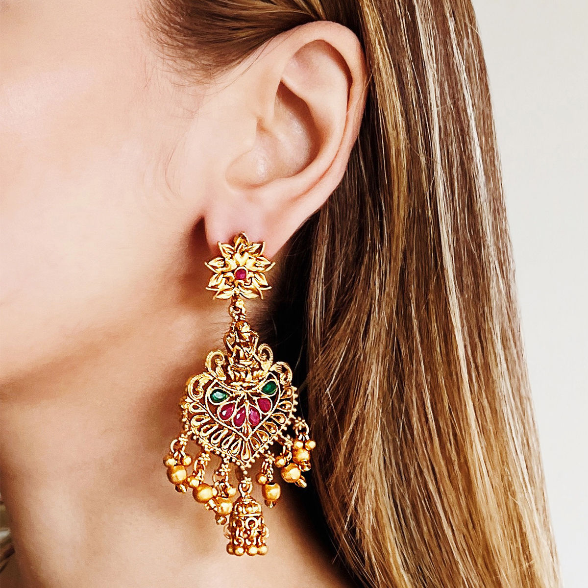 Carlton London Fashion Jewellery Gold Earrings Buy Carlton London Fashion  Jewellery Gold Earrings Online at Best Price in India  Nykaa