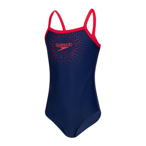 Speedo Gala Logo Thinstrap Muscleback Navy Blue (24)